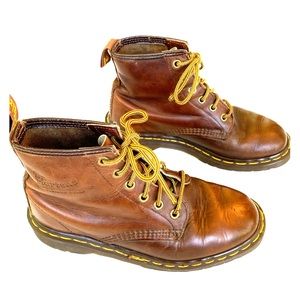 Dr. Martens vintage brown leather boot